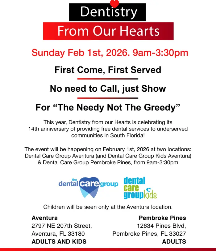 dentistry from our hearts flyer