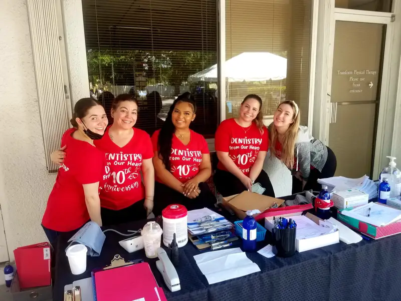 A moment from a Dentistry From Our Hearts free dentistry day
