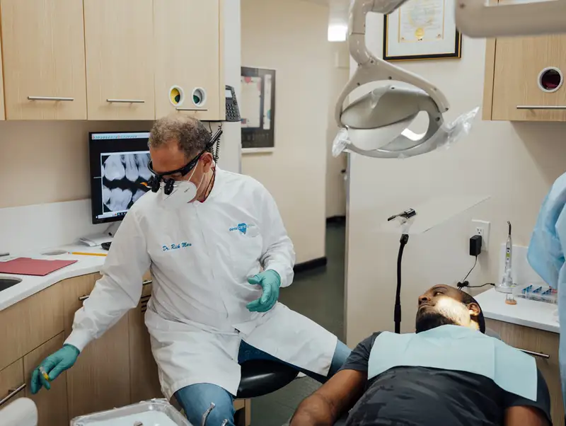 A moment from a Dentistry From Our Hearts free dentistry day