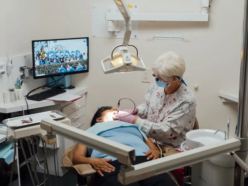 A moment from a Dentistry From Our Hearts free dentistry day