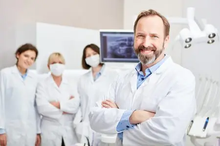 group of dentists