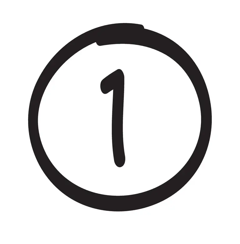 one